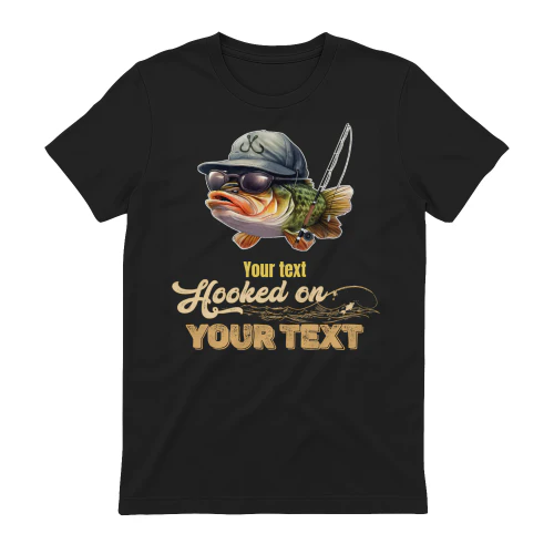 Hooked On - Personalized Custom t-Shirt