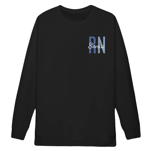 Custom RN Name Sweatshirt
