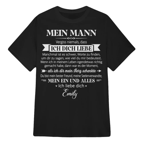 GE - MEIN MANN Vergiss niemals, dass ICH DICH LIEBE