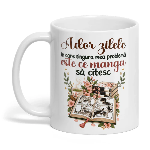 RO0008 - Ador zilele în care singura mea problemă este ce manga să citesc.