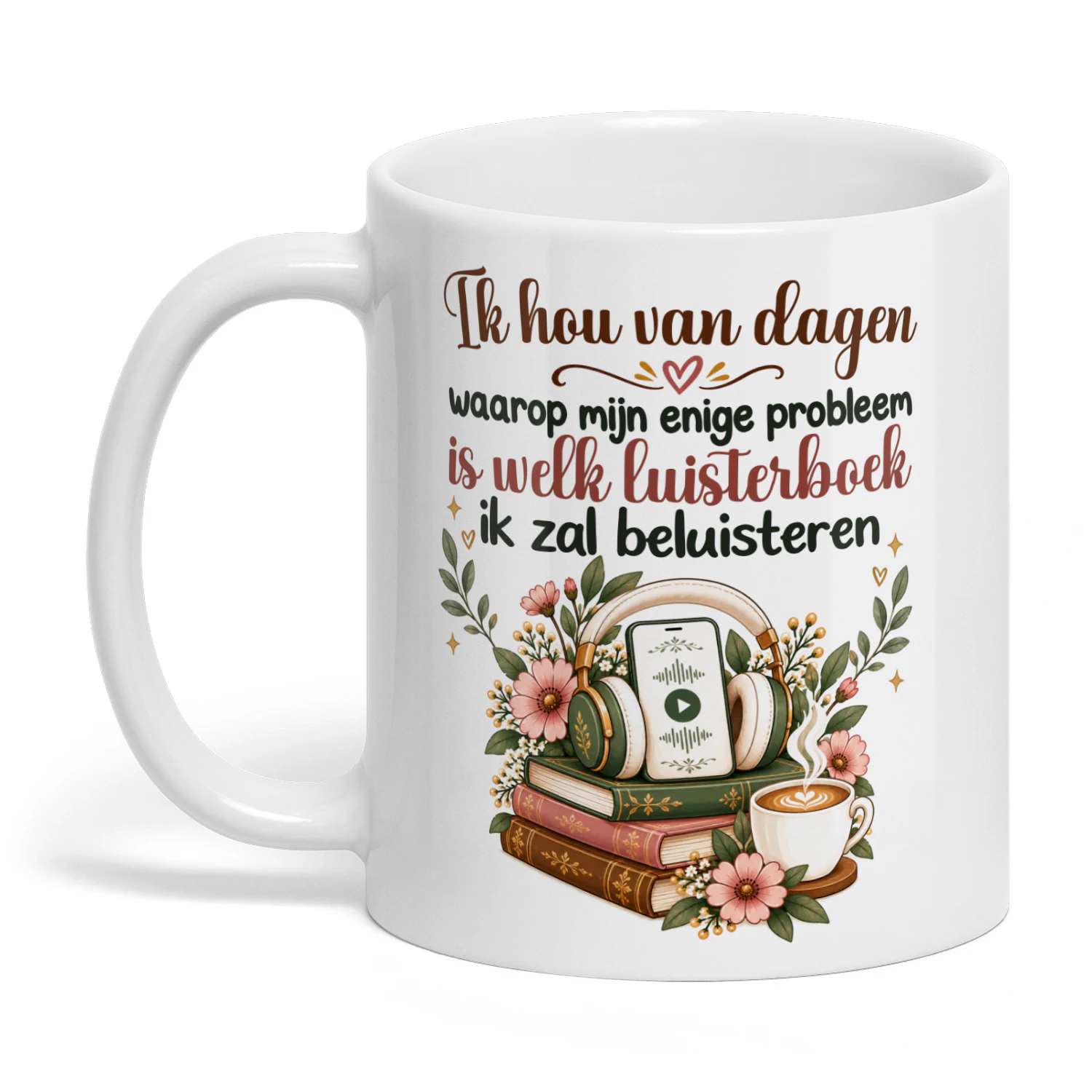 NL0390 - Ik hou van dagen waarop mijn enige probleem is welk luisterboek ik zal beluisteren.