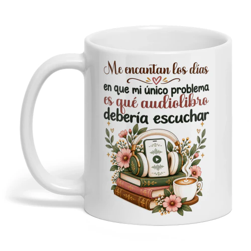 ES0007 - Me encantan los días en que mi único problema es qué audiolibro debería escuchar.