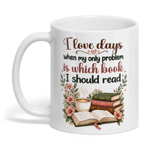 EN0192 - I love days when my only problem is which book I should read.