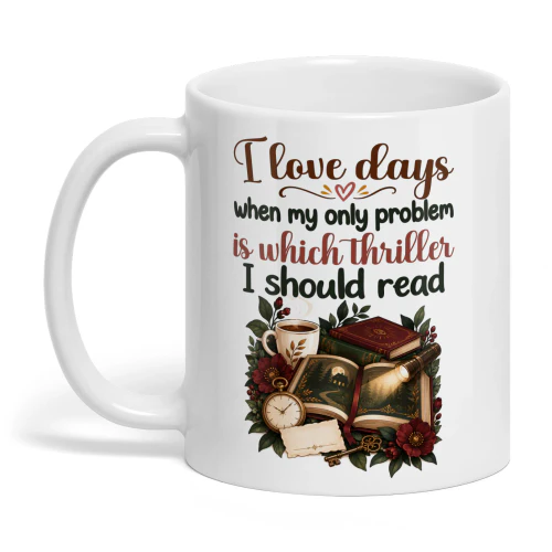EN0197 - I love days when my only problem is which thriller I should read.