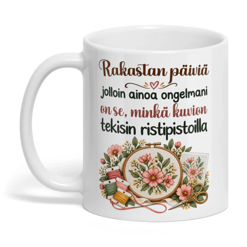 FI0197 - Rakastan päiviä jolloin ainoa ongelmani on se, minkä kuvion tekisin ristipistoilla