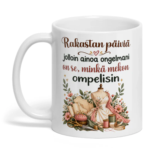 FI0195 - Rakastan päiviä jolloin ainoa ongelmani on se, minkä mekon ompelisin