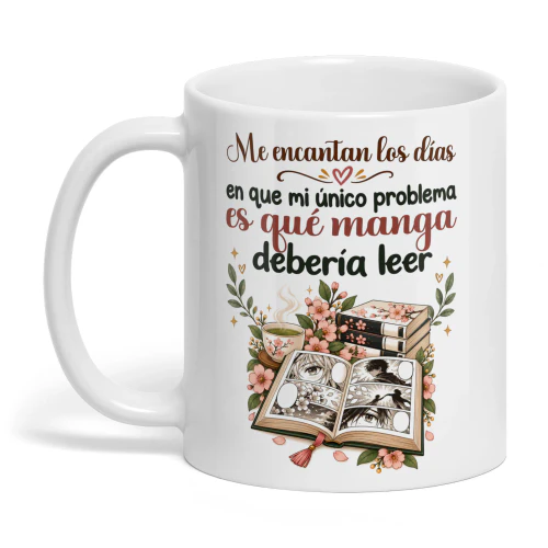 ES0008 - Me encantan los días en que mi único problema es qué manga debería leer.
