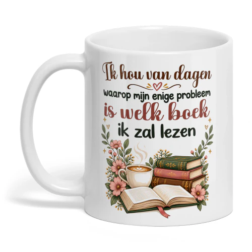 NL0384 - Ik hou van dagen waarop mijn enige probleem is welk boek ik zal lezen.