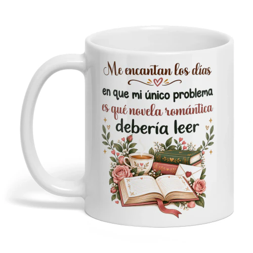 ES0003 - Me encantan los días en que mi único problema es qué novela romántica debería leer.