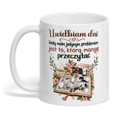 PL0008 - Uwielbiam dni, kiedy moim jedynym problemem jest to, którą mangę przeczytać.