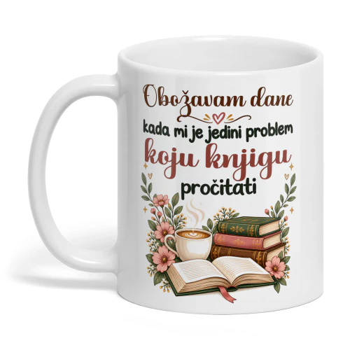 HR0001 - Obožavam dane kada mi je jedini problem koju knjigu pročitati.