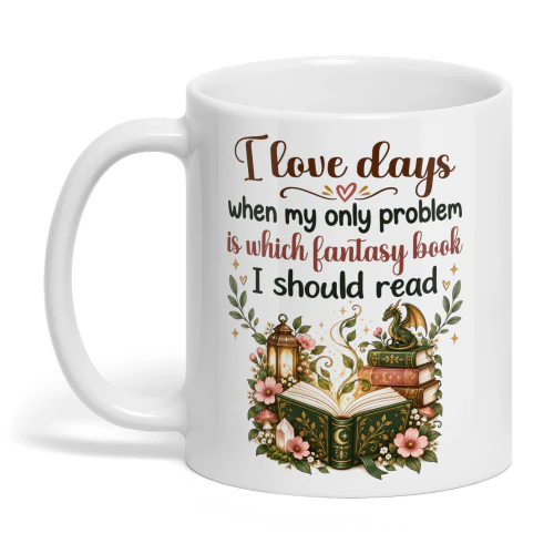 EN0195 - I love days when my only problem is which fantasy book I should read.