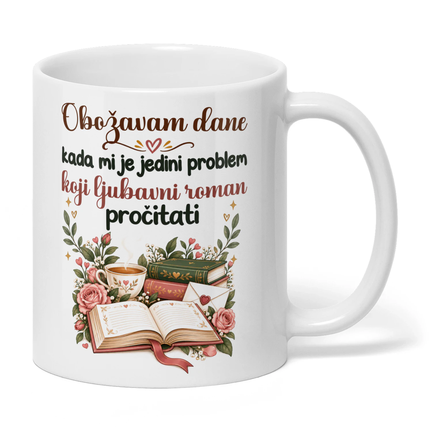 HR0003 - Obožavam dane kada mi je jedini problem koji ljubavni roman pročitati.