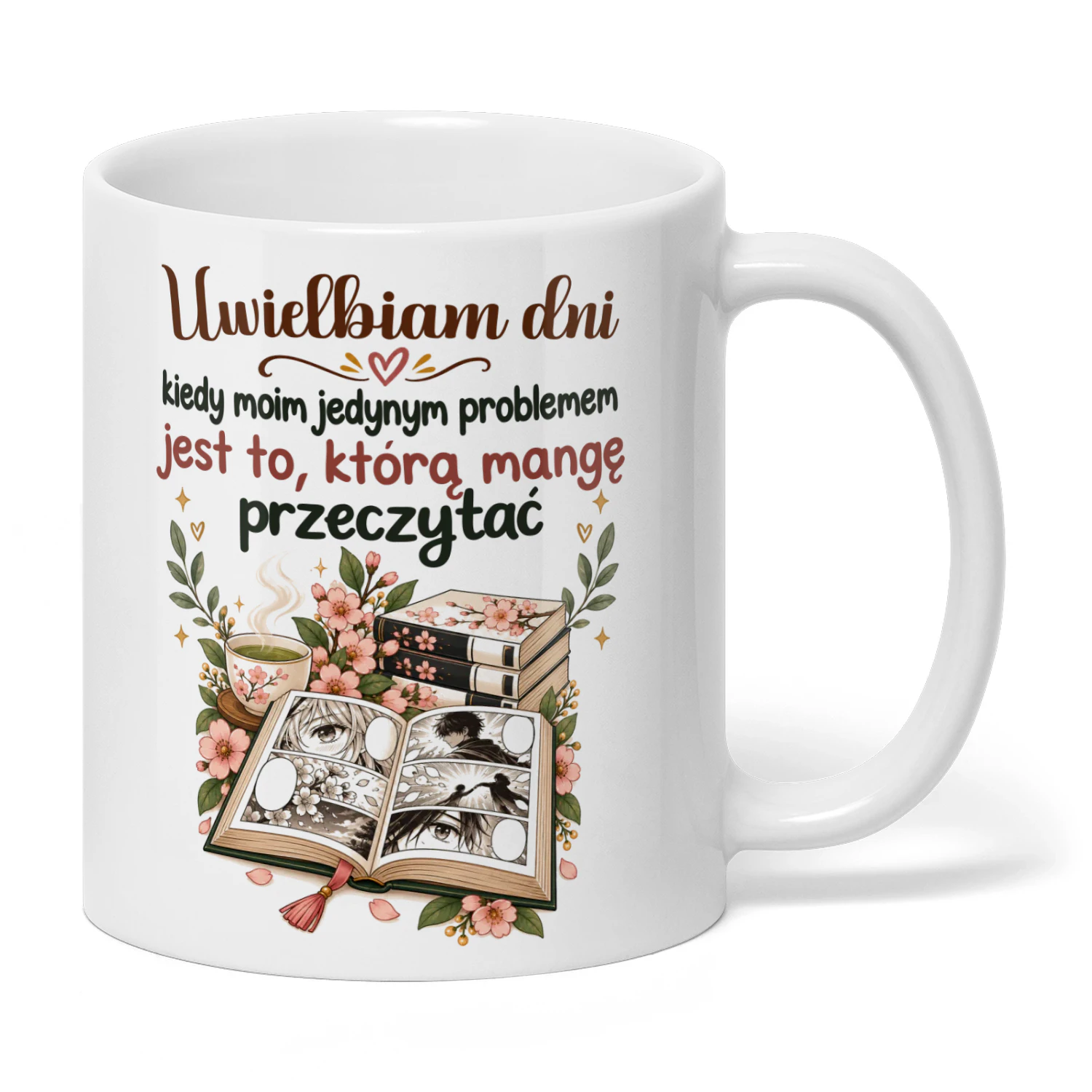 PL0008 - Uwielbiam dni, kiedy moim jedynym problemem jest to, którą mangę przeczytać.