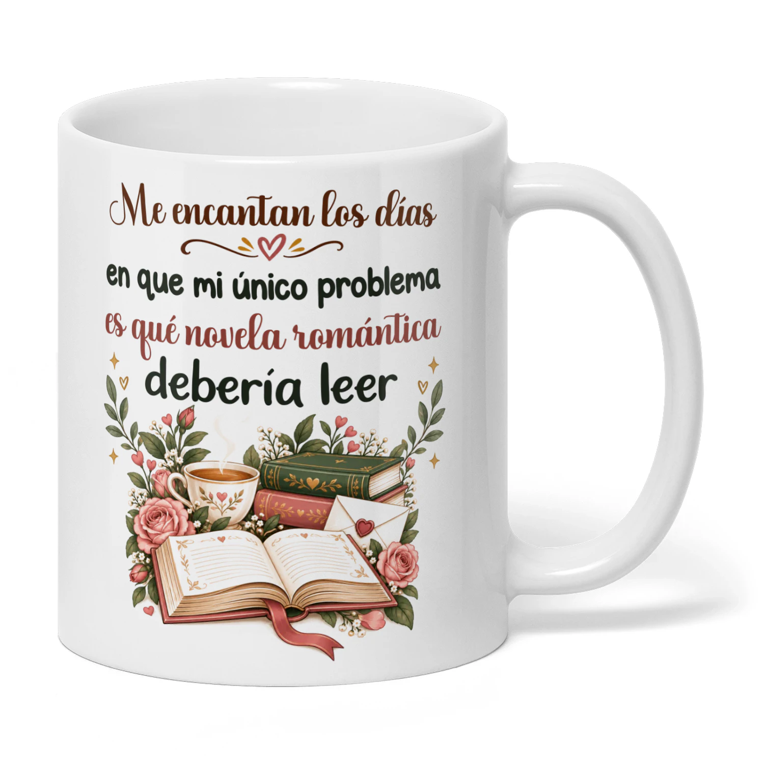 ES0003 - Me encantan los días en que mi único problema es qué novela romántica debería leer.