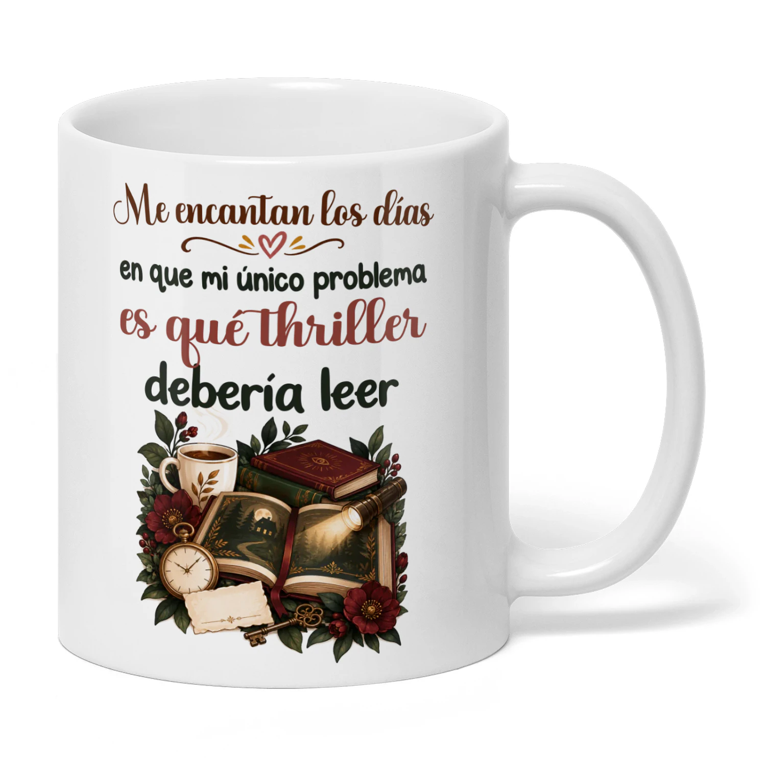 ES0006 - Me encantan los días en que mi único problema es qué thriller debería leer.