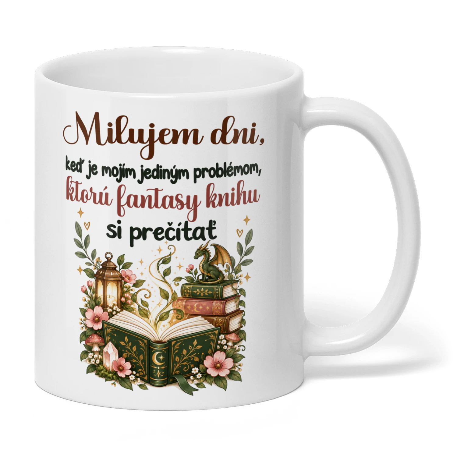 SK0004 - Milujem dni, keď je mojím jediným problémom, ktorú fantasy knihu si prečítať.