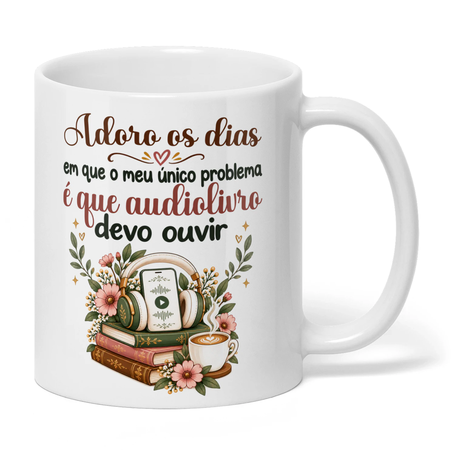 PT0007 - Adoro os dias em que o meu único problema é que audiolivro devo ouvir.