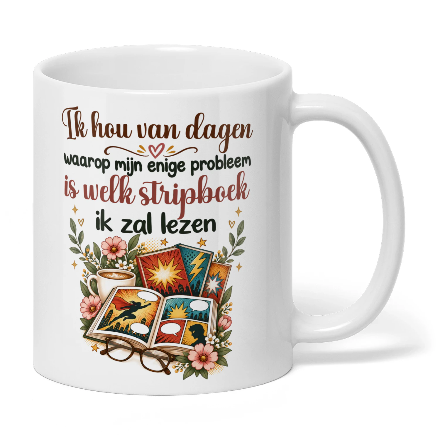 NL0392 - Ik hou van dagen waarop mijn enige probleem is welk stripboek ik zal lezen.