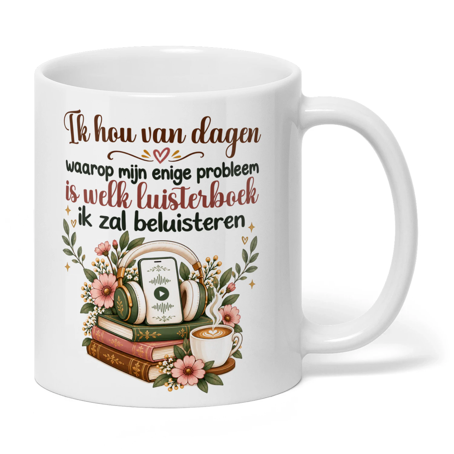NL0390 - Ik hou van dagen waarop mijn enige probleem is welk luisterboek ik zal beluisteren.