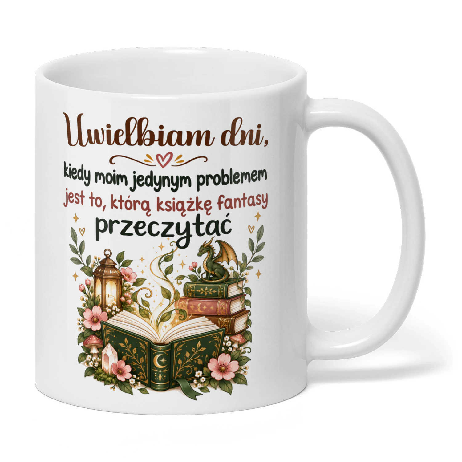 PL0004 - Uwielbiam dni, kiedy moim jedynym problemem jest to, którą książkę fantasy przeczytać.