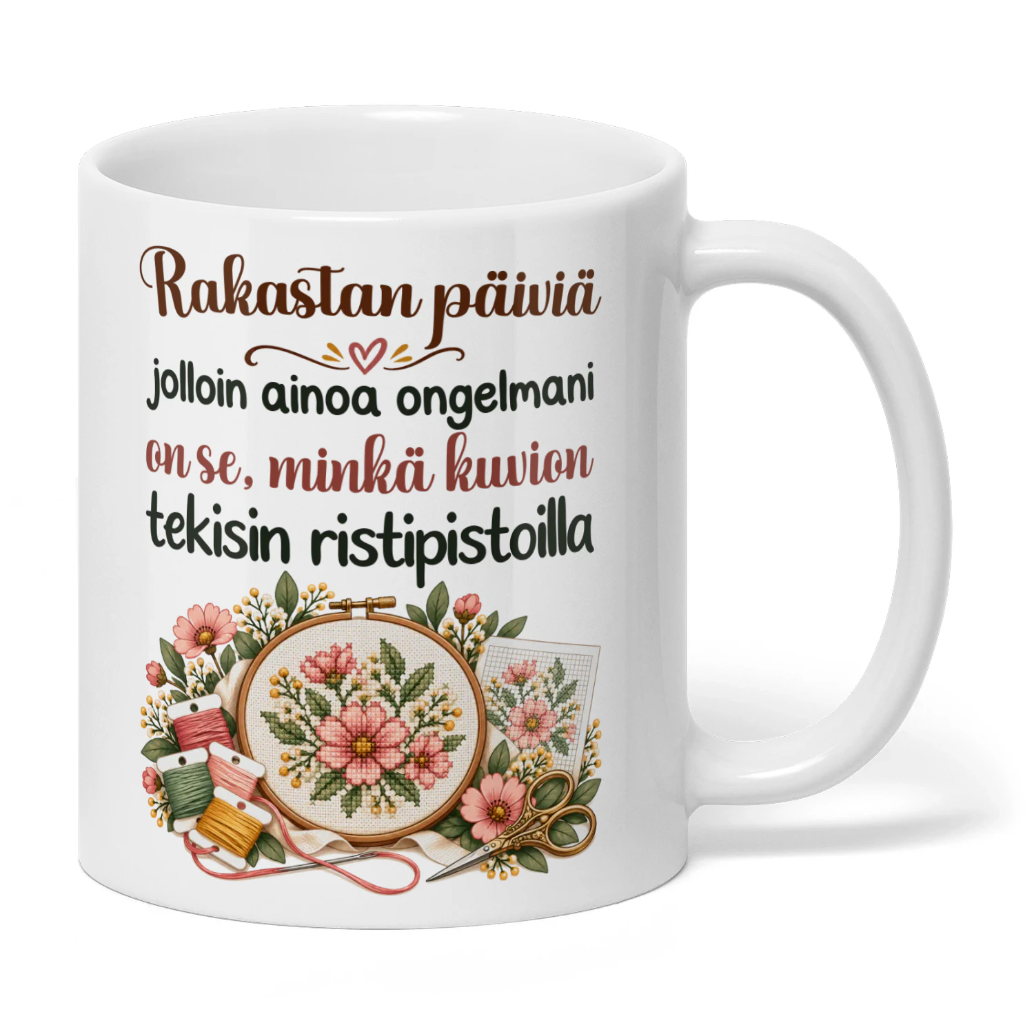 FI0197 - Rakastan päiviä jolloin ainoa ongelmani on se, minkä kuvion tekisin ristipistoilla