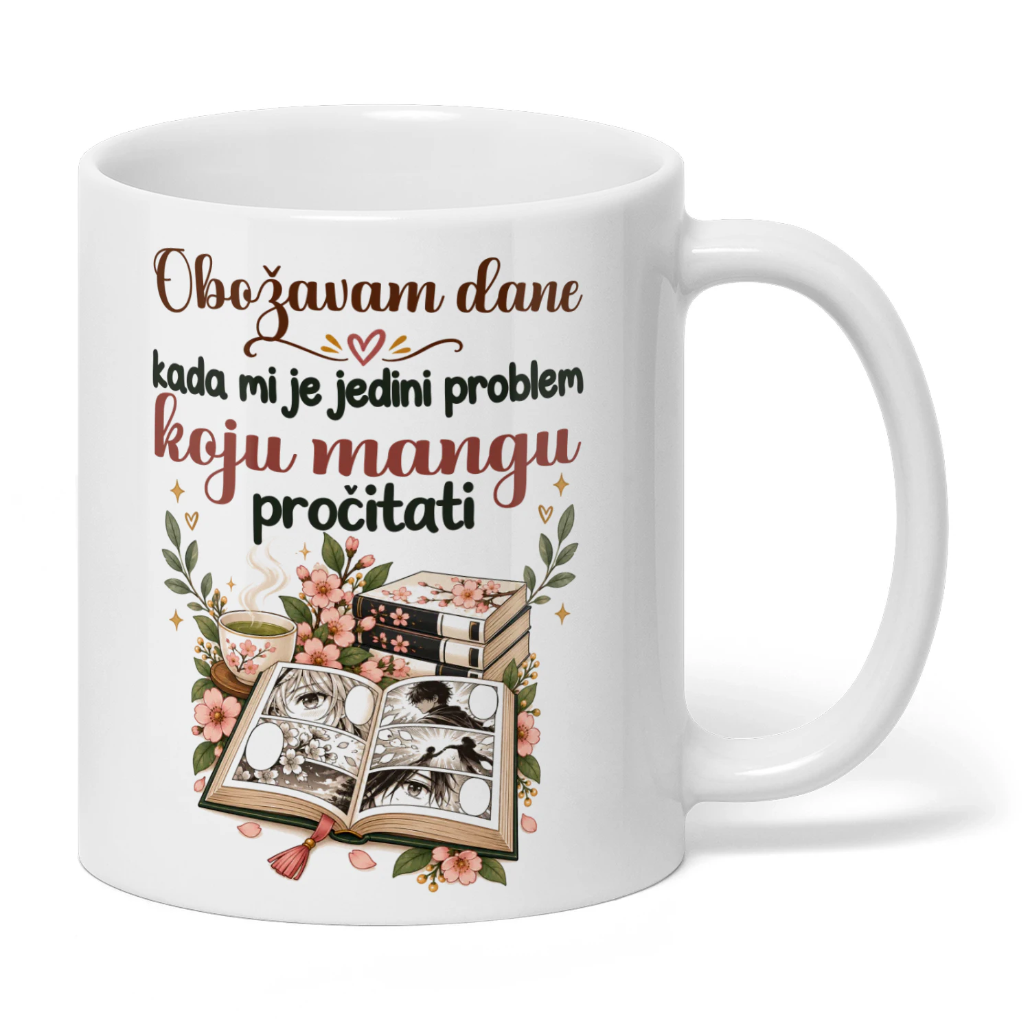 HR0008 - Obožavam dane kada mi je jedini problem koju mangu pročitati.