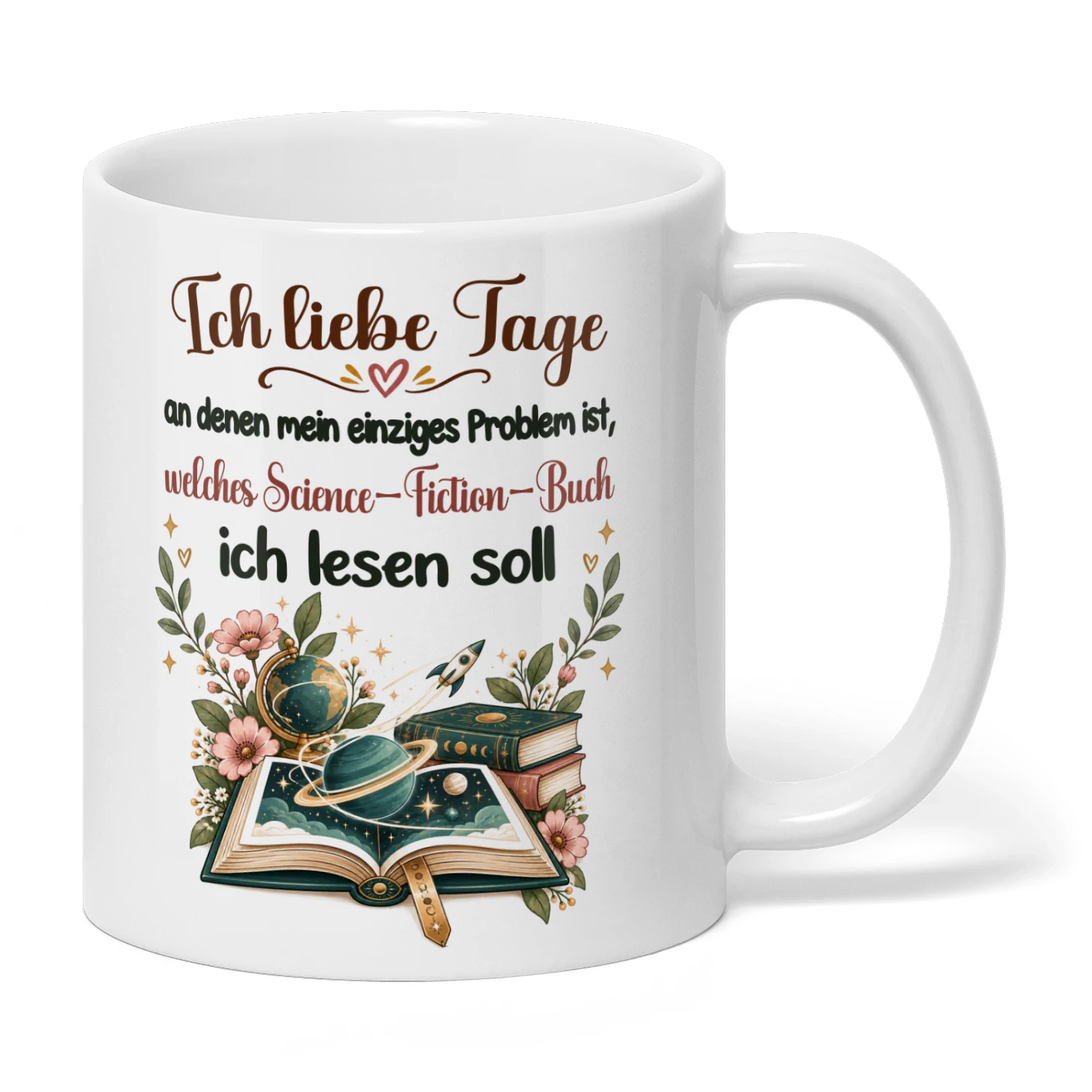 DE0315 - Ich liebe Tage, an denen mein einziges Problem ist, welches Science-Fiction-Buch ich lesen soll.