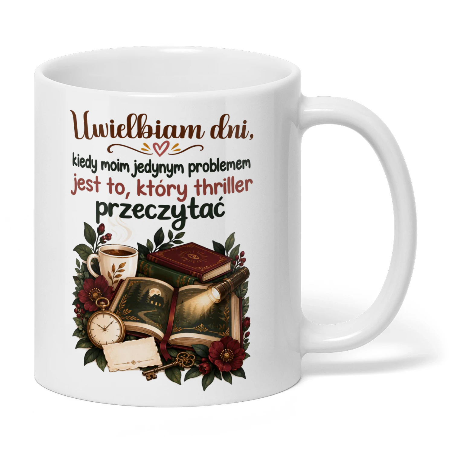 PL0006 - Uwielbiam dni, kiedy moim jedynym problemem jest to, który thriller przeczytać.