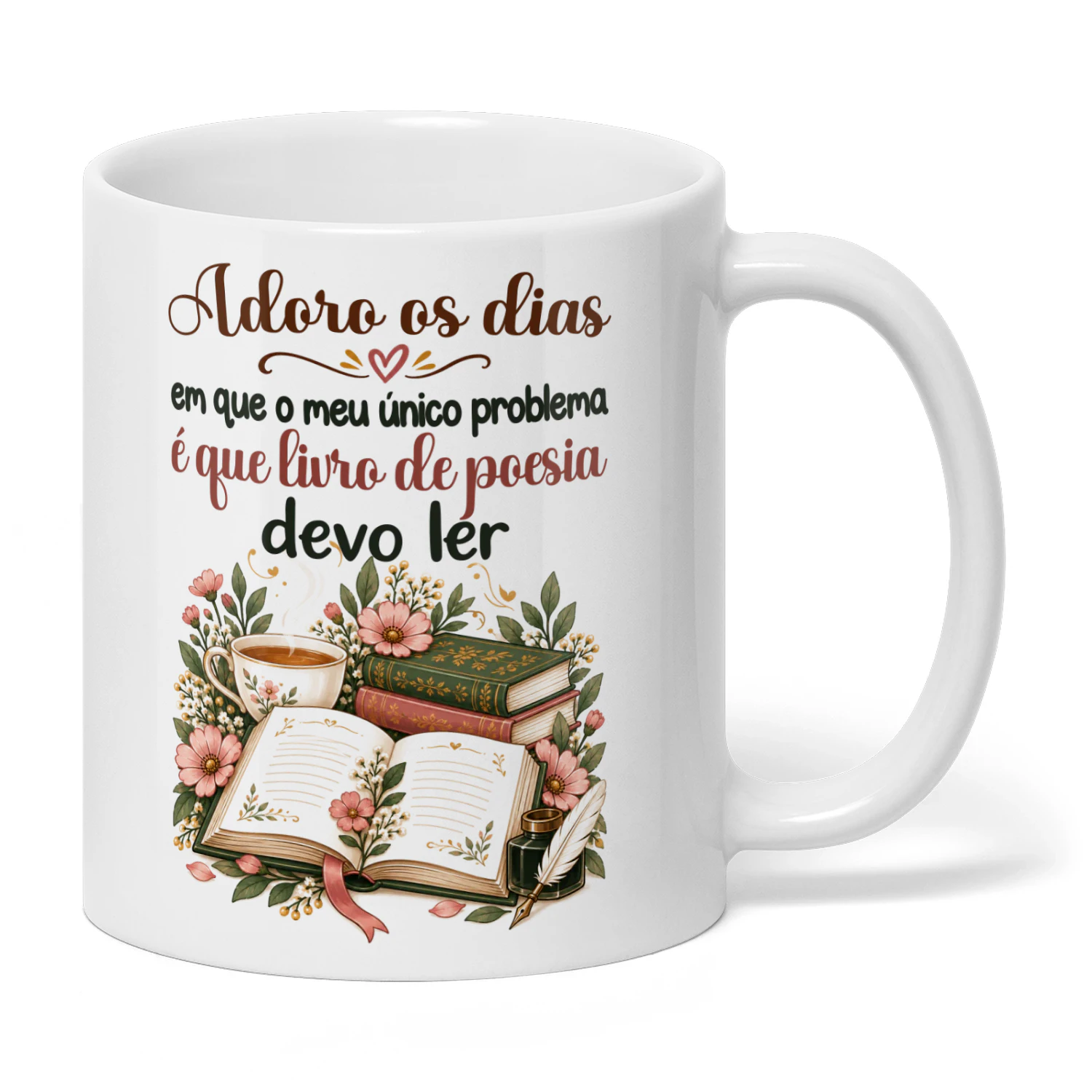 PT0010 - Adoro os dias em que o meu único problema é que livro de poesia devo ler.