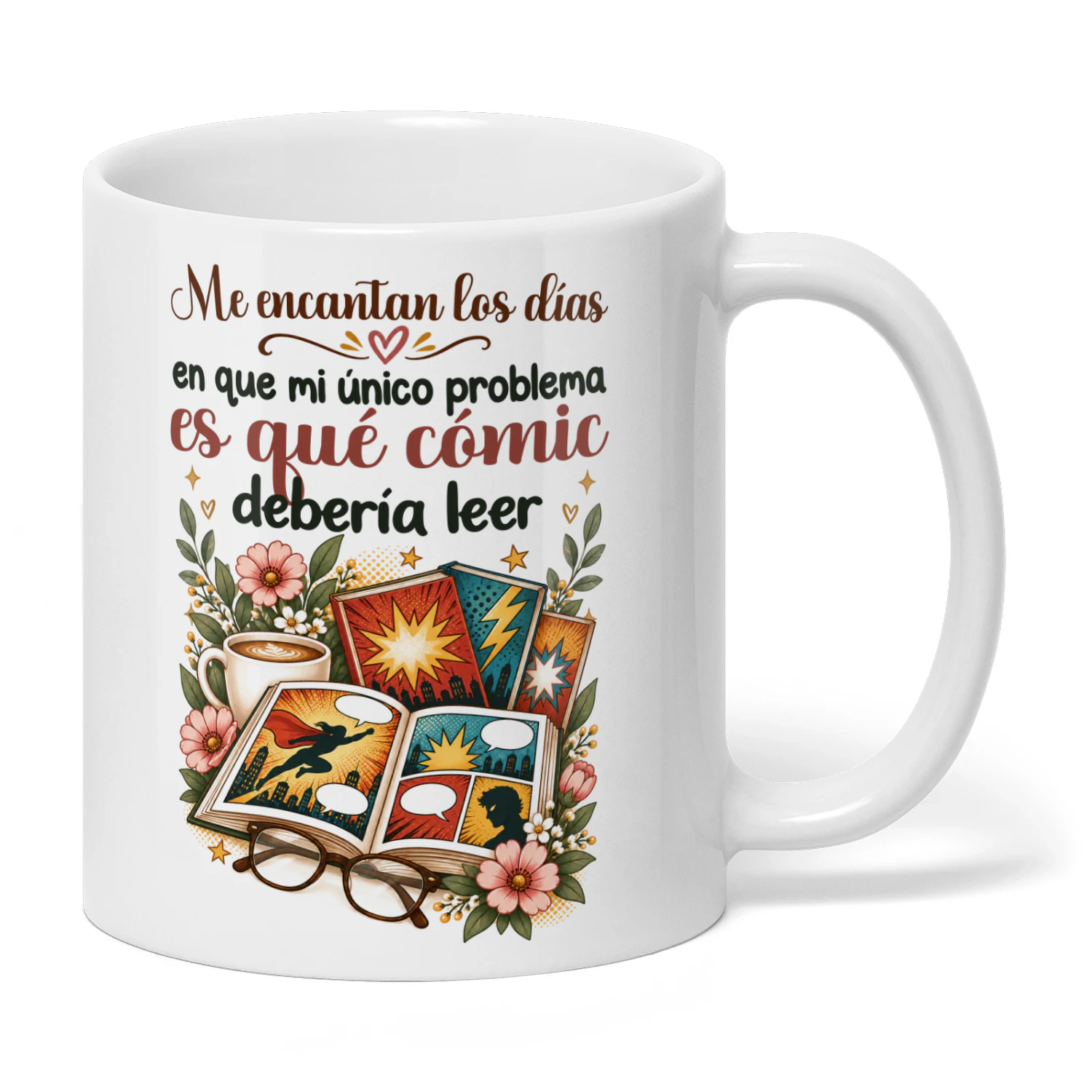 ES0009 - Me encantan los días en que mi único problema es qué cómic debería leer.