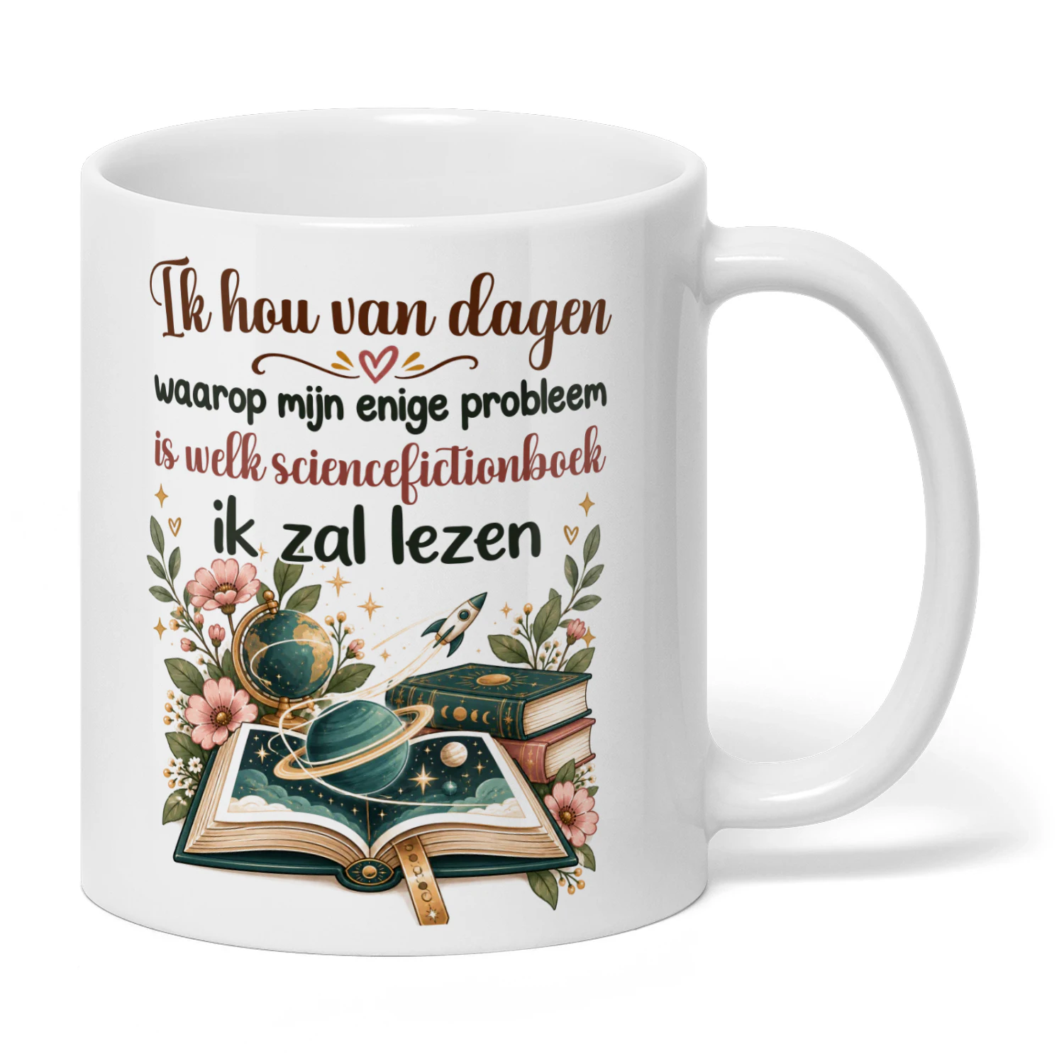 NL0388 - Ik hou van dagen waarop mijn enige probleem is welk sciencefictionboek ik zal lezen.
