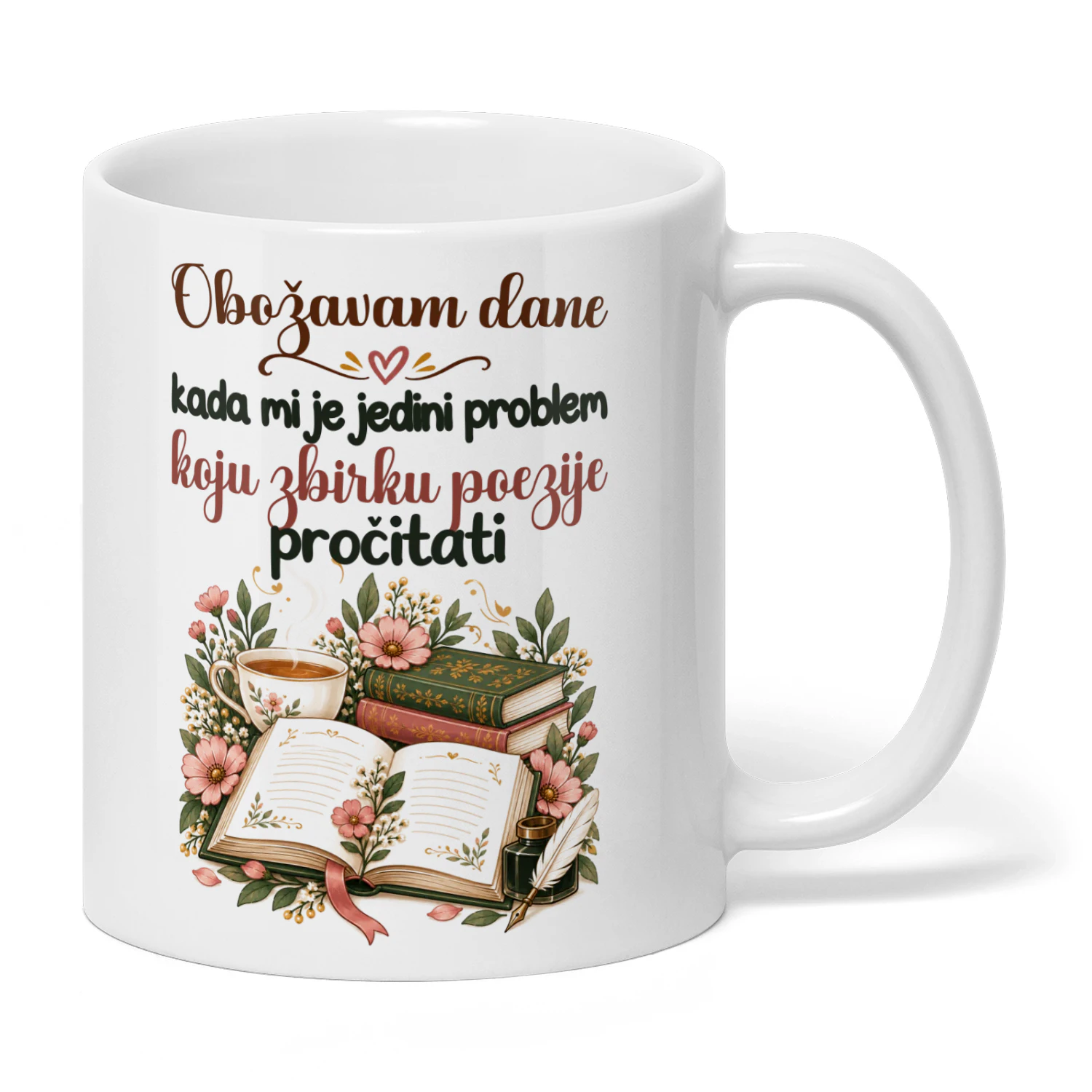HR0010 - Obožavam dane kada mi je jedini problem koju zbirku poezije pročitati.
