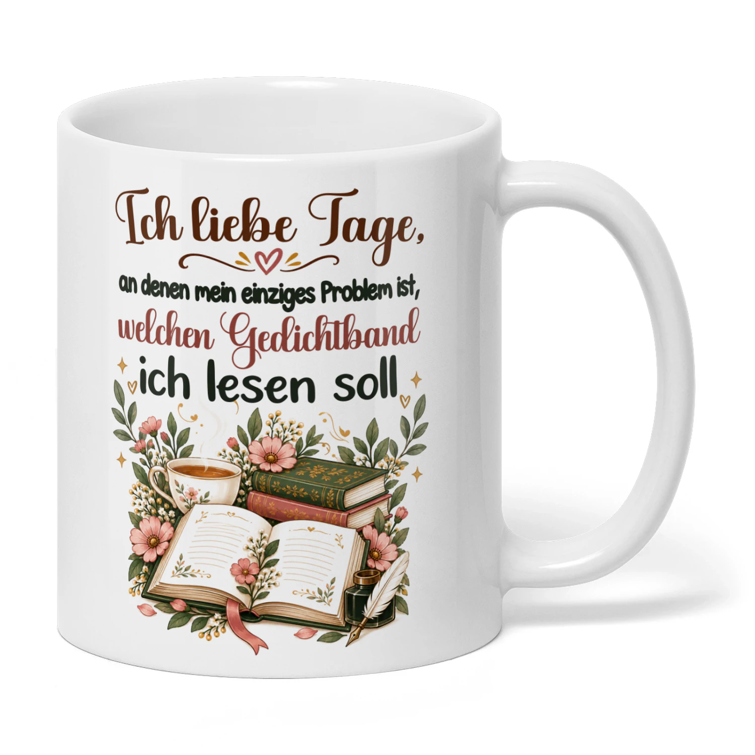 DE0320 - Ich liebe Tage, an denen mein einziges Problem ist, welchen Gedichtband ich lesen soll.