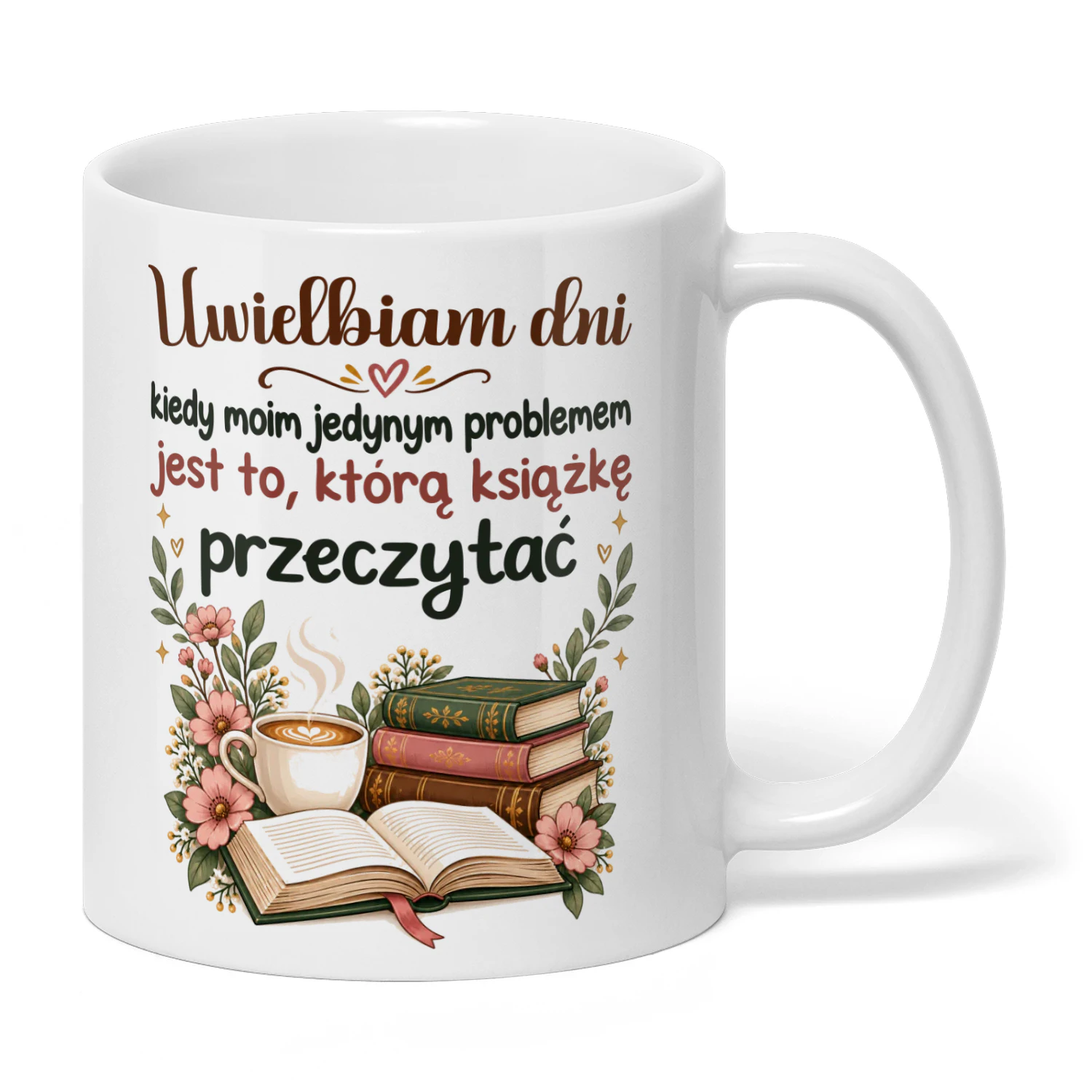 PL0001 - Uwielbiam dni, kiedy moim jedynym problemem jest to, którą książkę przeczytać.
