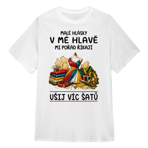 CZ0351 - Malé hlásky v mé hlavě mi pořád říkají ušij víc šatů