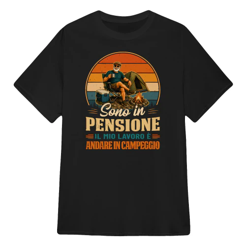 IT0234 - Sono in pensione il mio lavoro è andare in campeggio