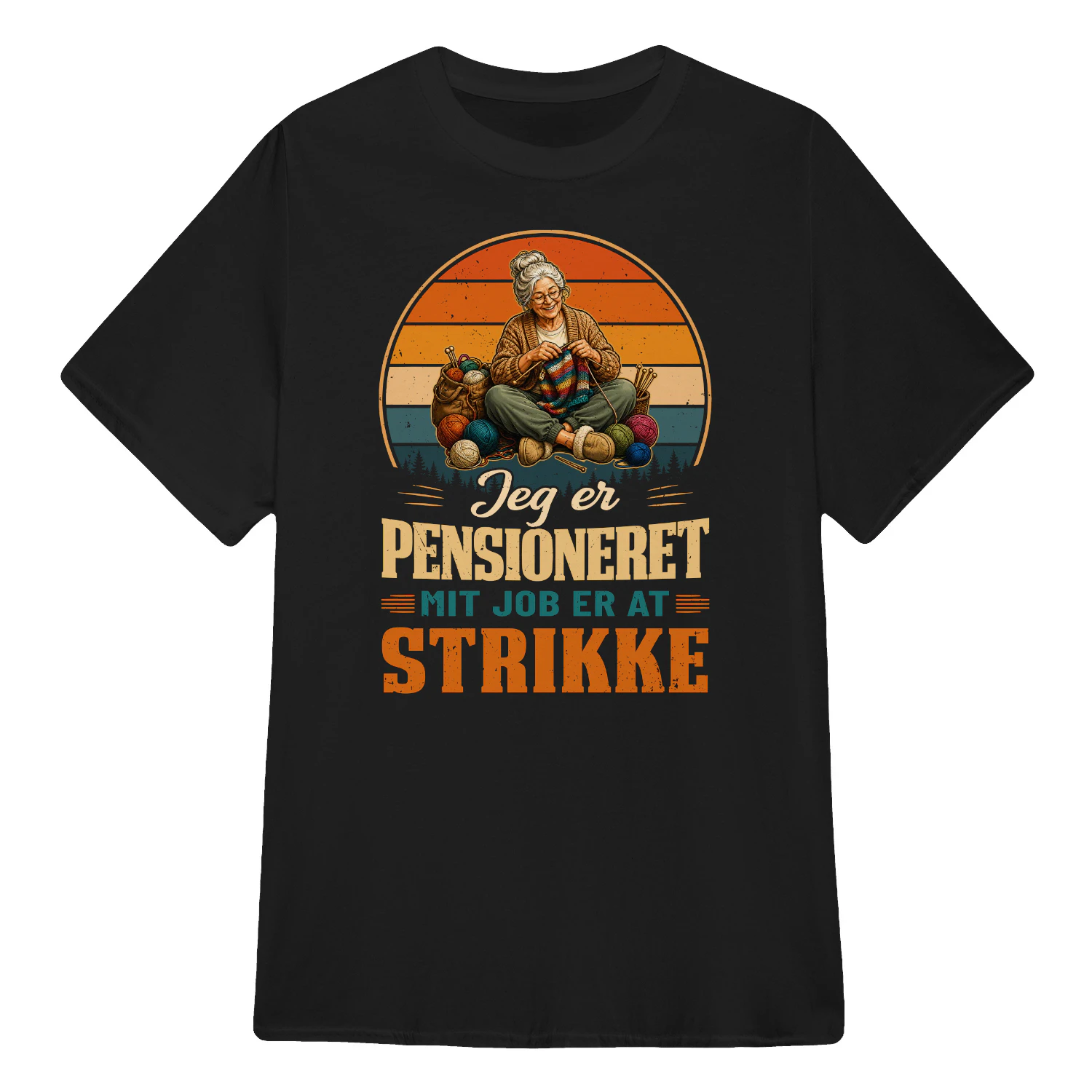 DK0156 - Jeg er pensioneret mit job er at strikke