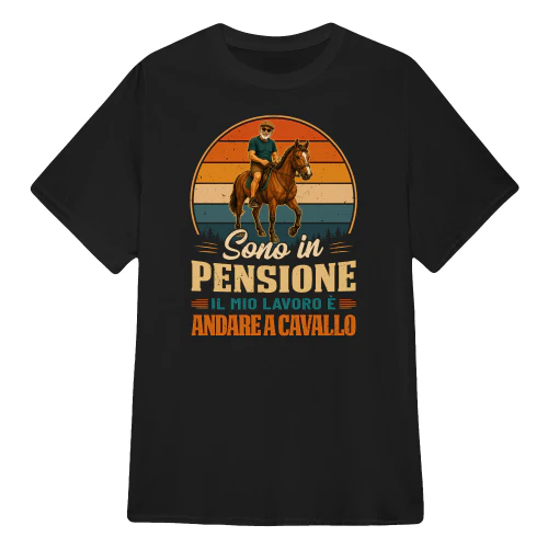IT0233 - Sono in pensione il mio lavoro è andare a cavallo