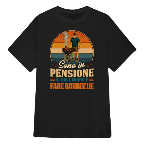 IT0236 - Sono in pensione il mio lavoro è fare barbecue