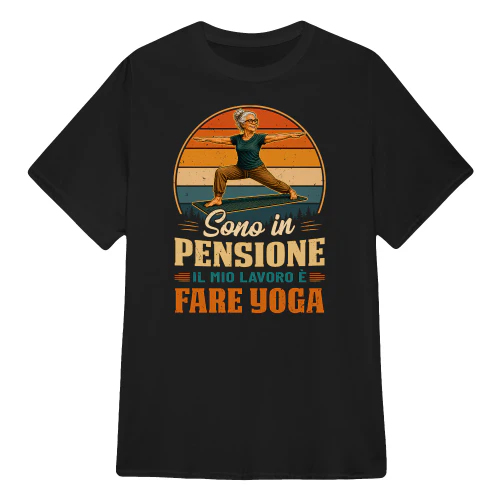 IT0243 - Sono in pensione il mio lavoro è fare yoga