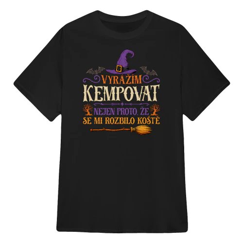 CZ0216 - Vyrážím kempovat nejen proto, že se mi rozbilo koště