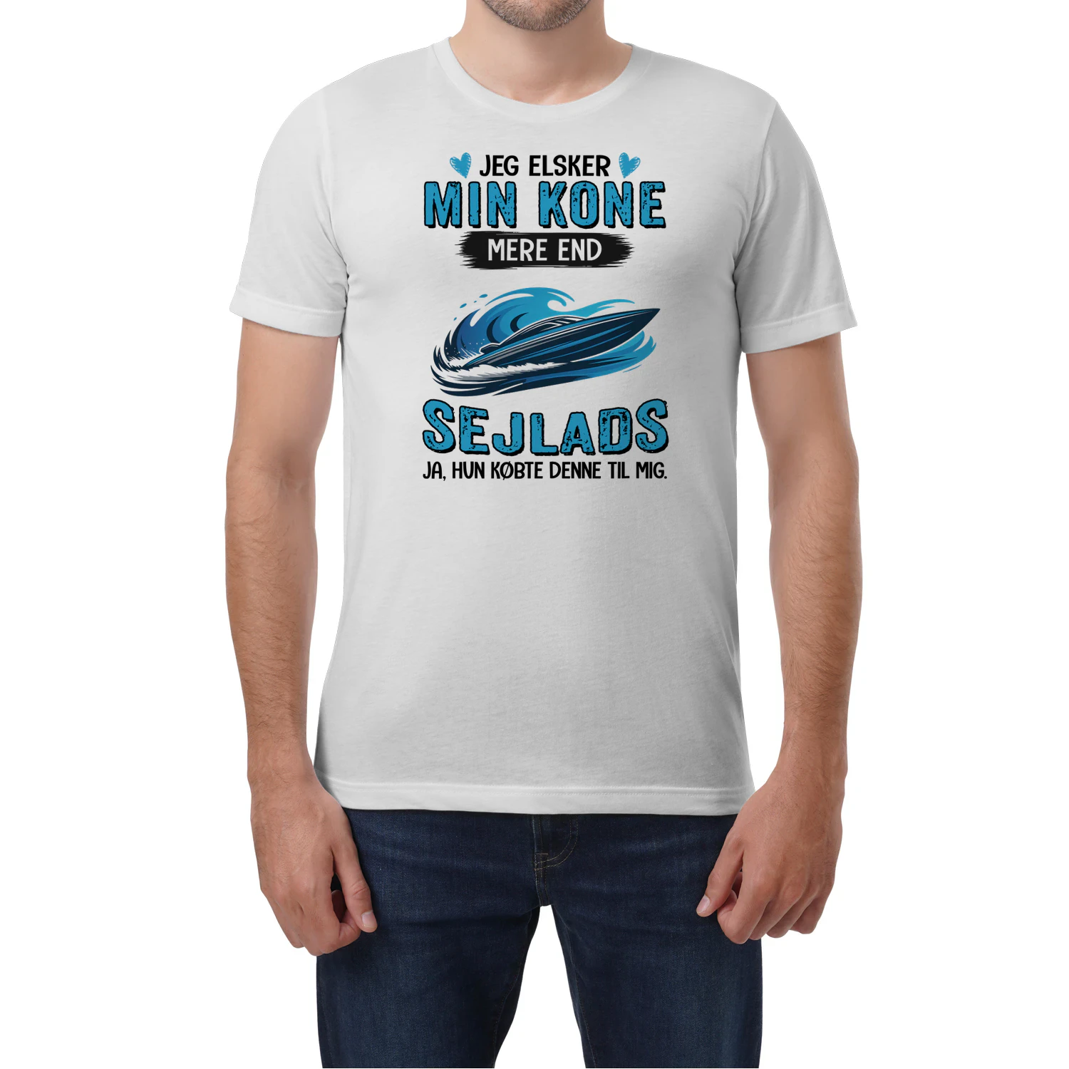 DK0135 - Jeg elsker min kone mere end sejlads ja, hun købte denne til mig.