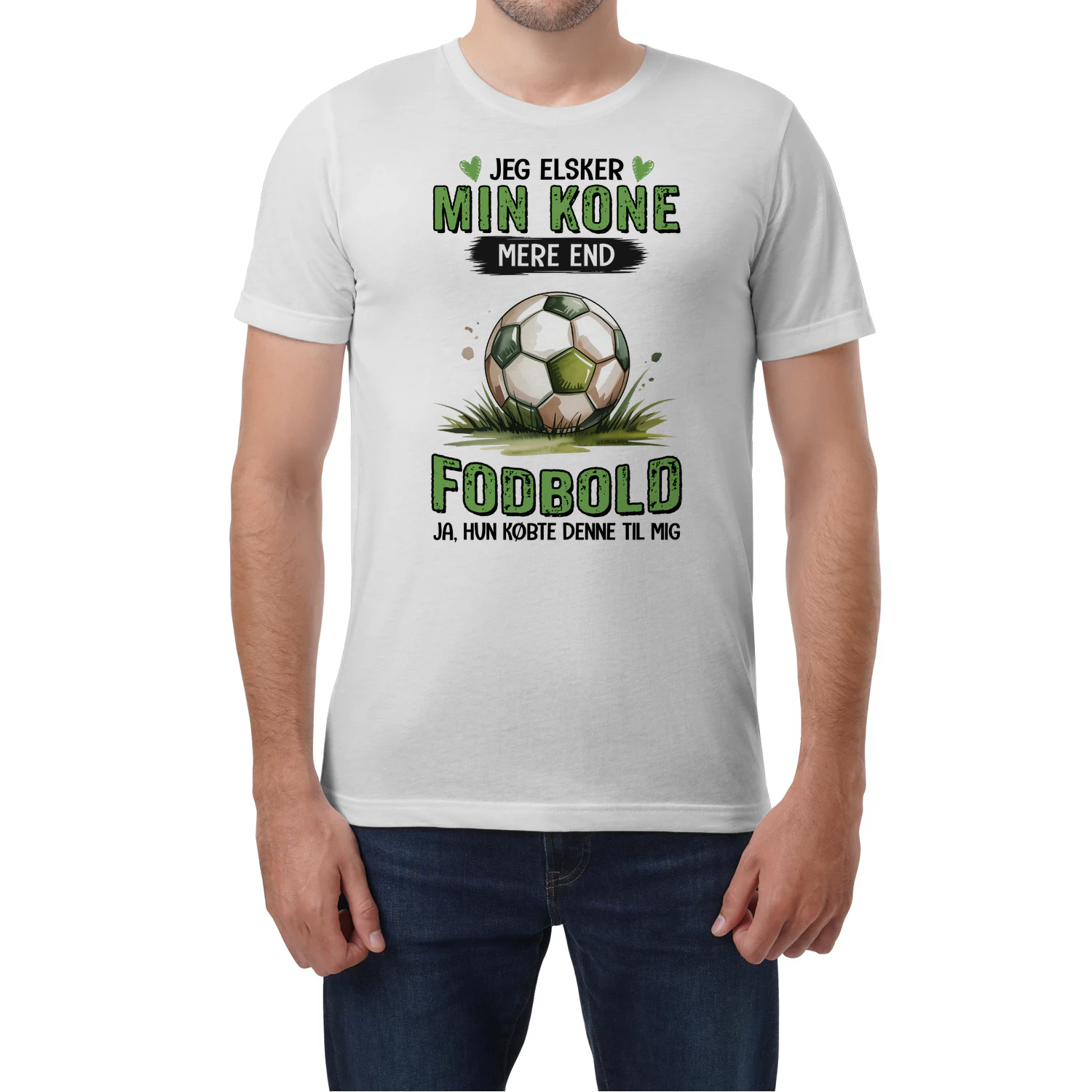 DK0127 - Jeg elsker min kone mere end fodbold ja, hun købte denne til mig
