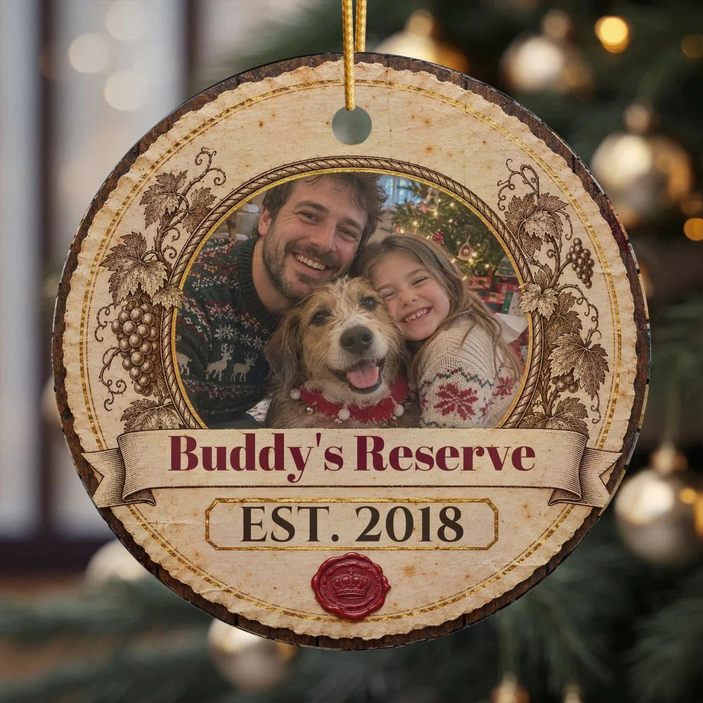 Private Reserve Personalized Photo Ornament