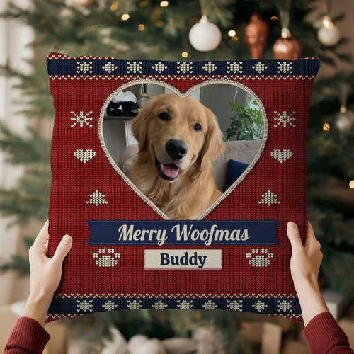 Christmas Jumper Photo Pillow