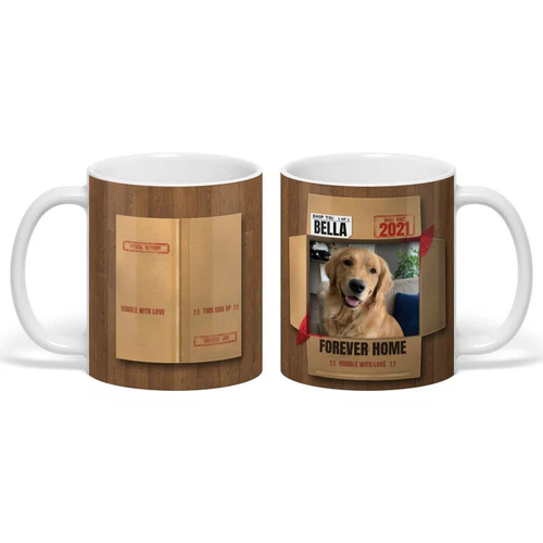Forever Home Box Photo Mug