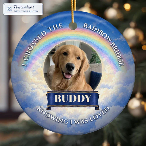Rainbow Bridge Photo Ornament