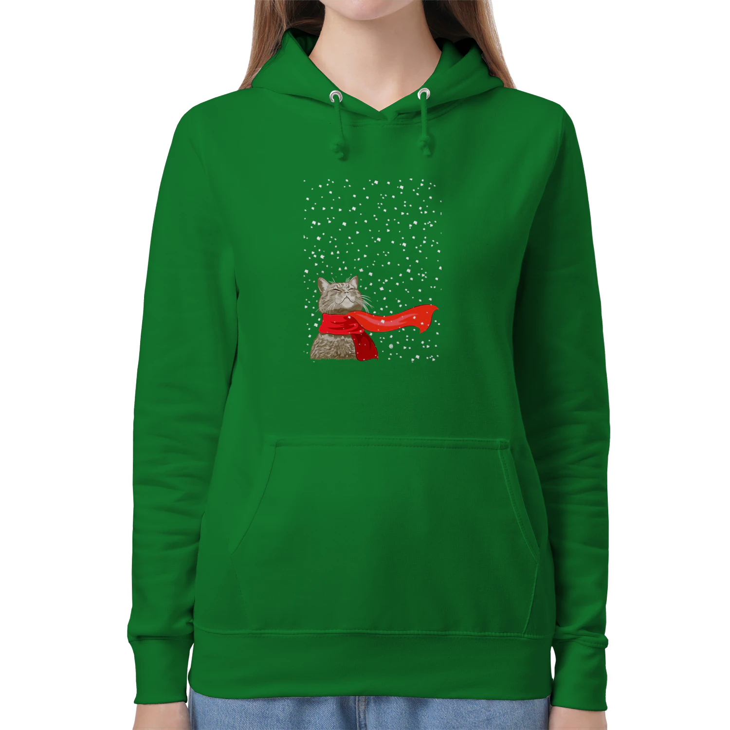 Cat Snow Scarf