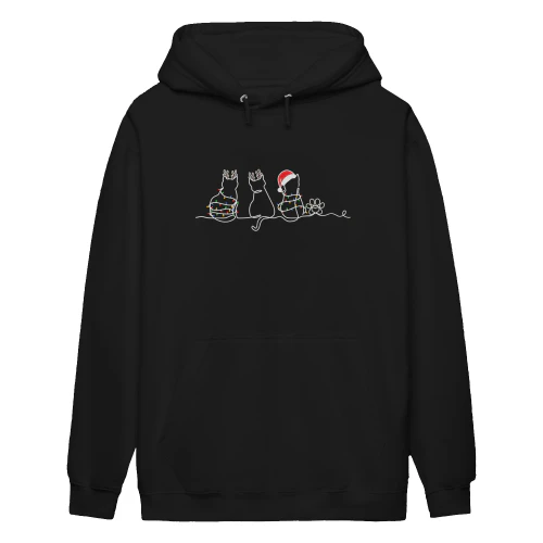 Cat Christmas Line